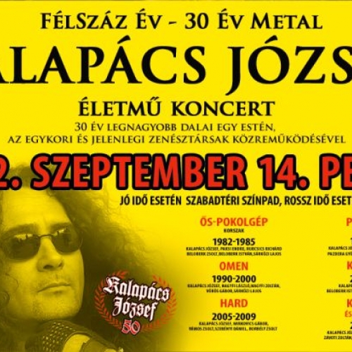 Kalapács József életmű koncert